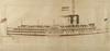 Appraisal: W C INK - Side Elevation of Coastal Steamship 'Providence'