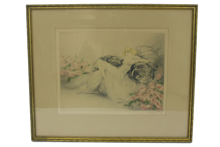 Appraisal: LOUIS ICART ETCHING AND AQUATINT New York N Y -