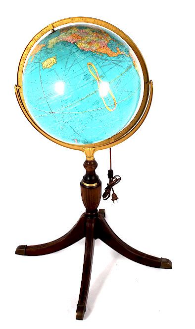 Appraisal: Cram's Illuminated Political Terrestrial Globe For your consideration in this