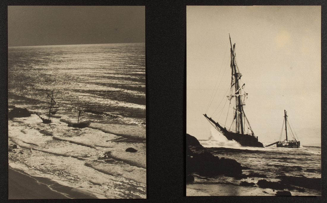 Appraisal: PHOTOGRAPHS WILLARD ELMER WORDEN Willard Elmer Worden American - Wreck