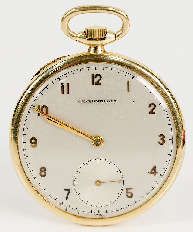 Appraisal: karat gold Concord pocket watch open face marked J W