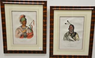 Appraisal: Thomas McKenny and James Hall Set of four hand colored