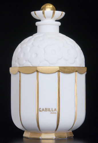 Appraisal: GABILLA Mon Talisman Baccarat factice perfume bottle in white crystal