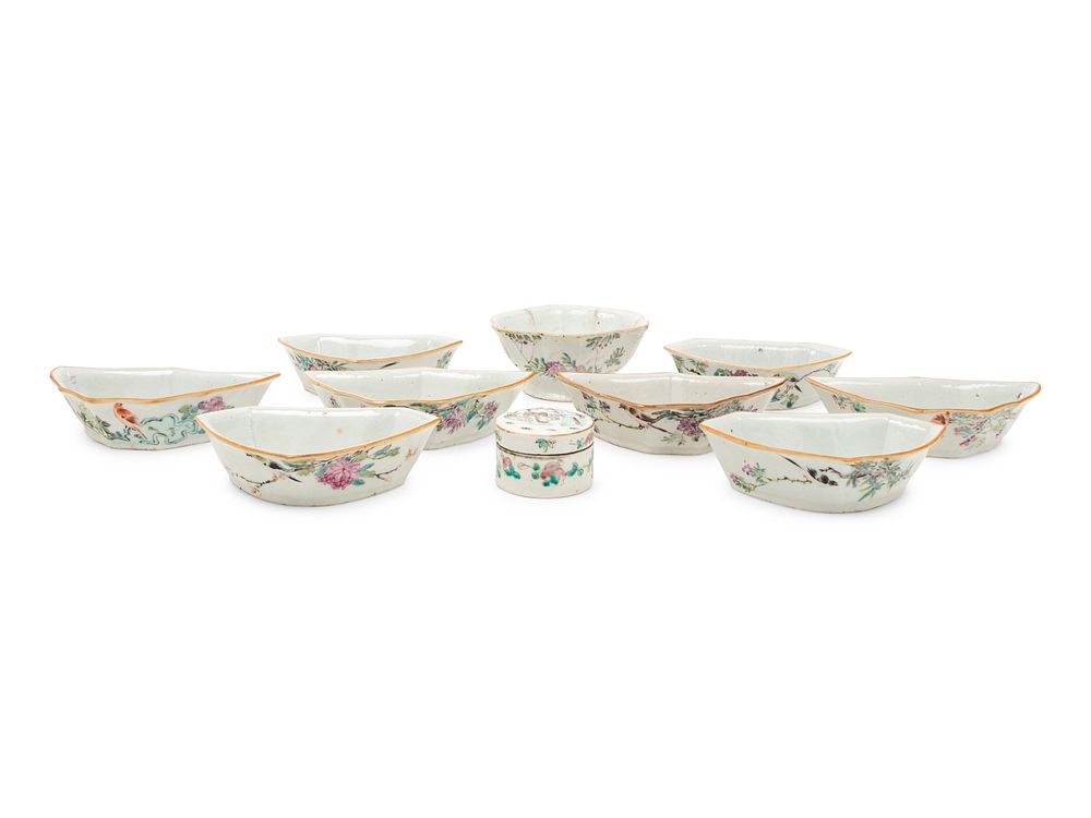 Appraisal: Chinese Famille Rose Porcelain Articles Chinese Famille Rose Porcelain Articles