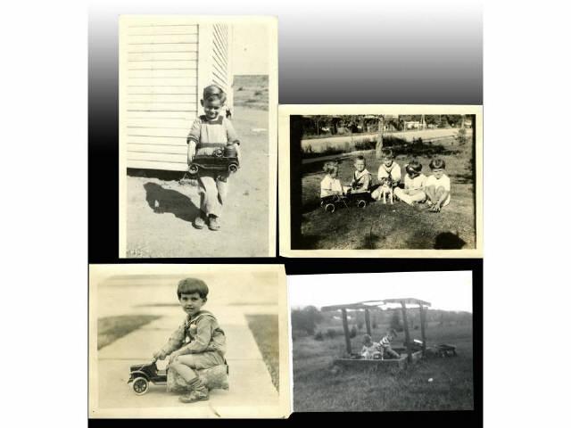 Appraisal: Lot of Black White Photographs Description Photographs of children playing