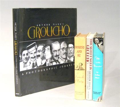 Appraisal: vols Groucho Marx - Signed Books C Marx Groucho Groucho