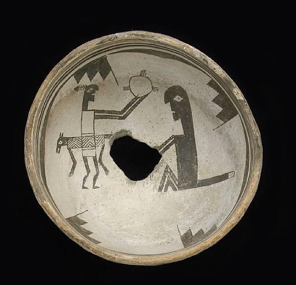 Appraisal: Property of various owners Depicting a shaman coyote figure presenting