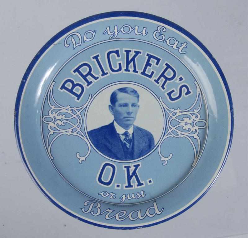 Appraisal: Early Bricker's Bread Change Tray Description Clean bright and beautiful