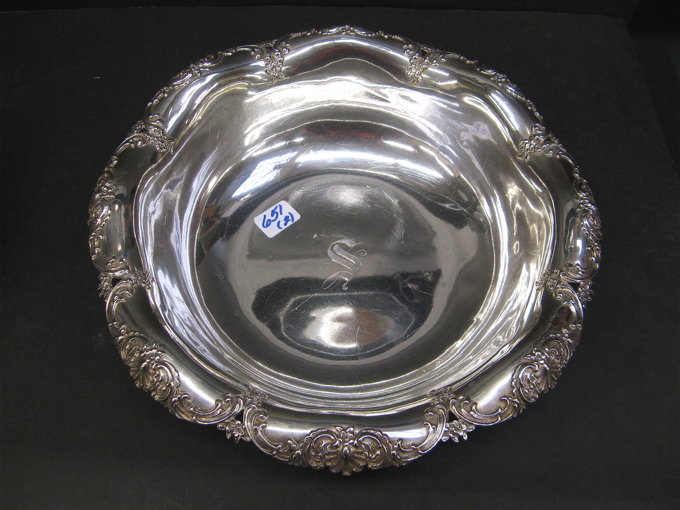 Appraisal: TWO TIFFANY AND COMPANY STERLING SILVER BOWLS the first with