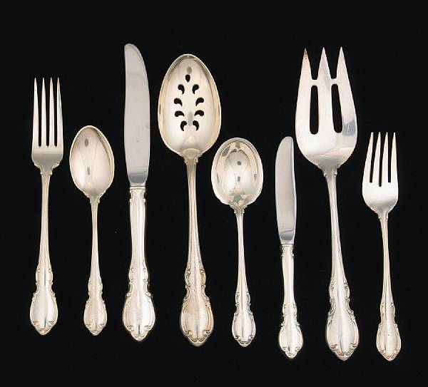 Appraisal: A sterling flatware setTowle Silversmiths Newburyport MALegato Comprising - in