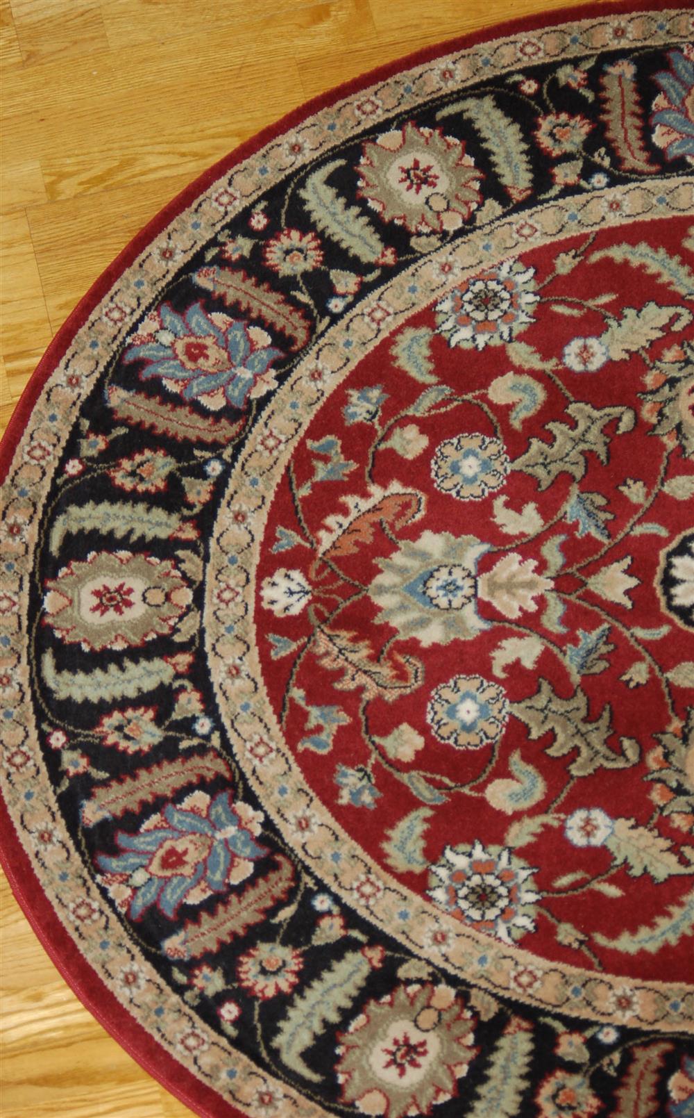 Appraisal: KARASTAN PALAZZIO RUG red ground with black border approx '