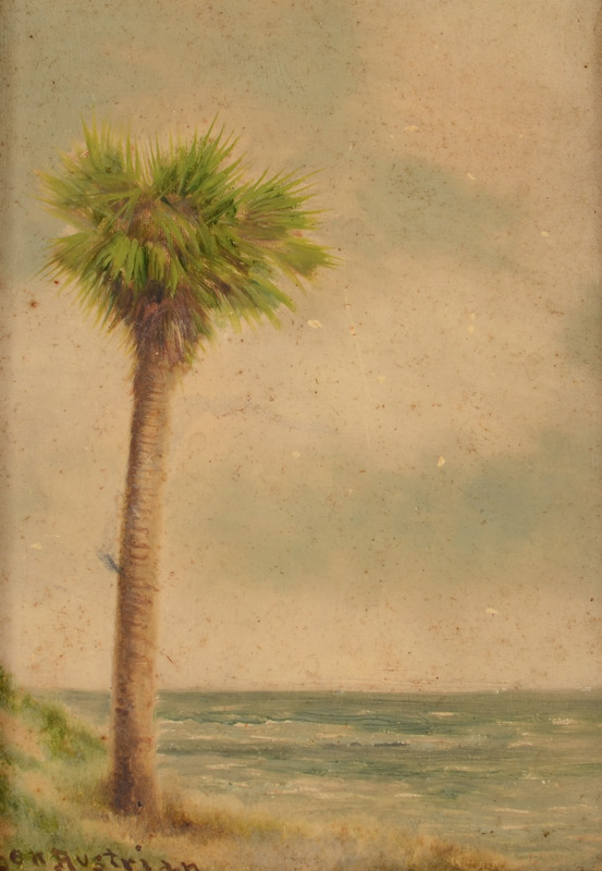 Appraisal: AUSTRIAN Ben American - Study of Palm Tree Oil Board