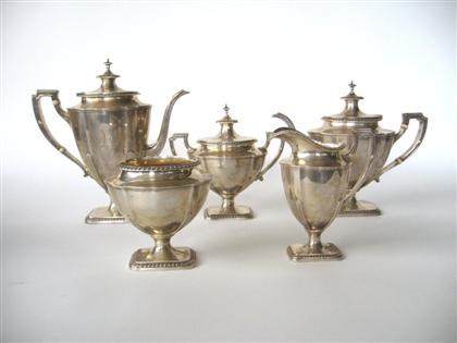 Appraisal: Reed Barton 'St George' pattern sterling silver tea service early