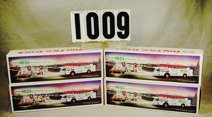 Appraisal: Lot of Hess Trucks all mint in original boxes Estimate