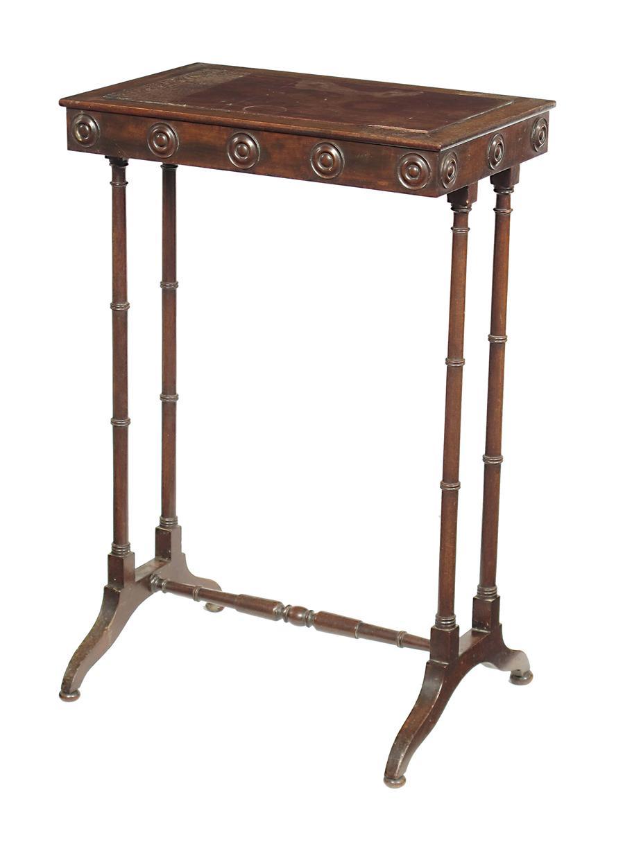 Appraisal: A Regency mahogany jardini re table