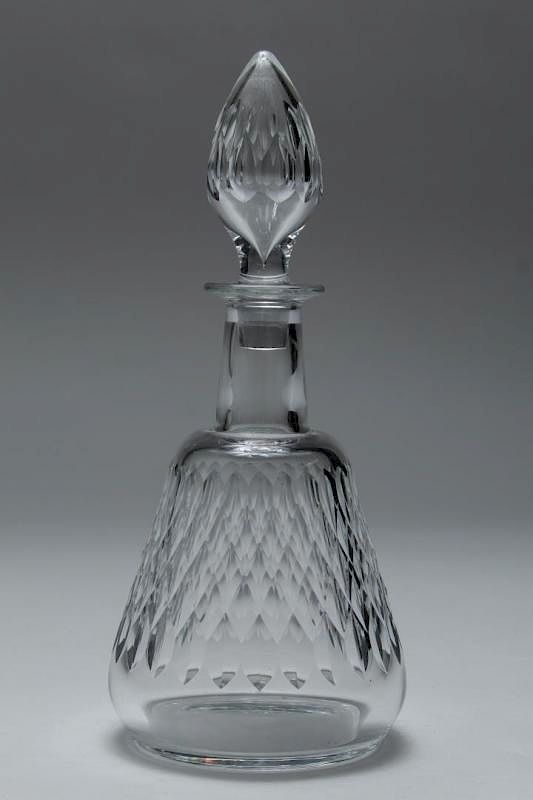 Appraisal: Baccarat Crystal Armagnac Decanter Baccarat lead glass stoppered decanter in