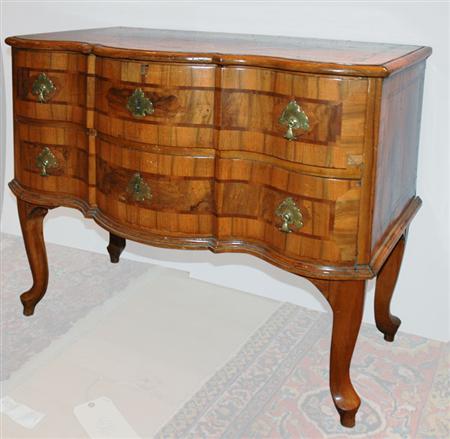 Appraisal: South German Baroque Walnut Commode Estimate -