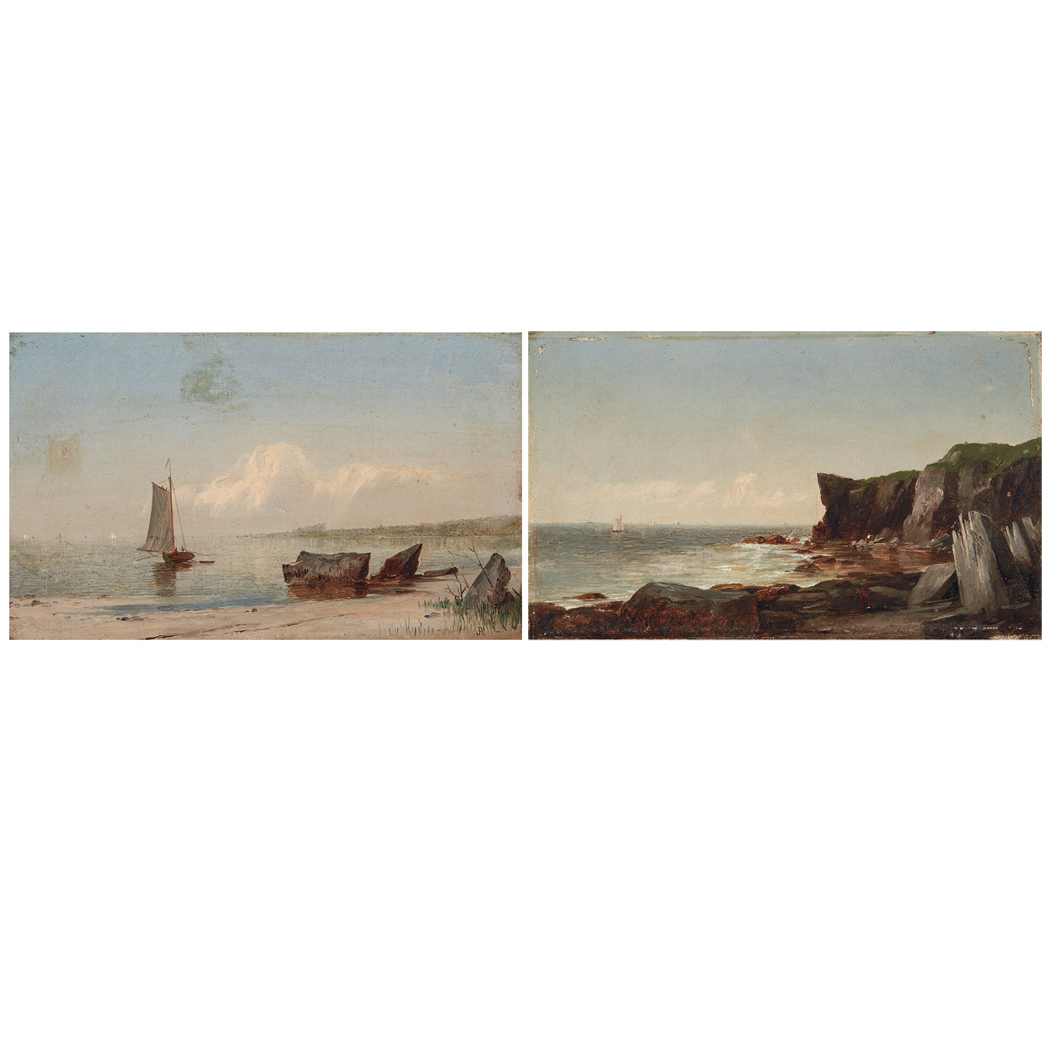 Appraisal: John Adams Parker American - Sailboats by the Shore and