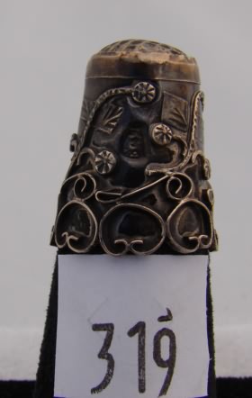 Appraisal: Mexico thimble with relief design