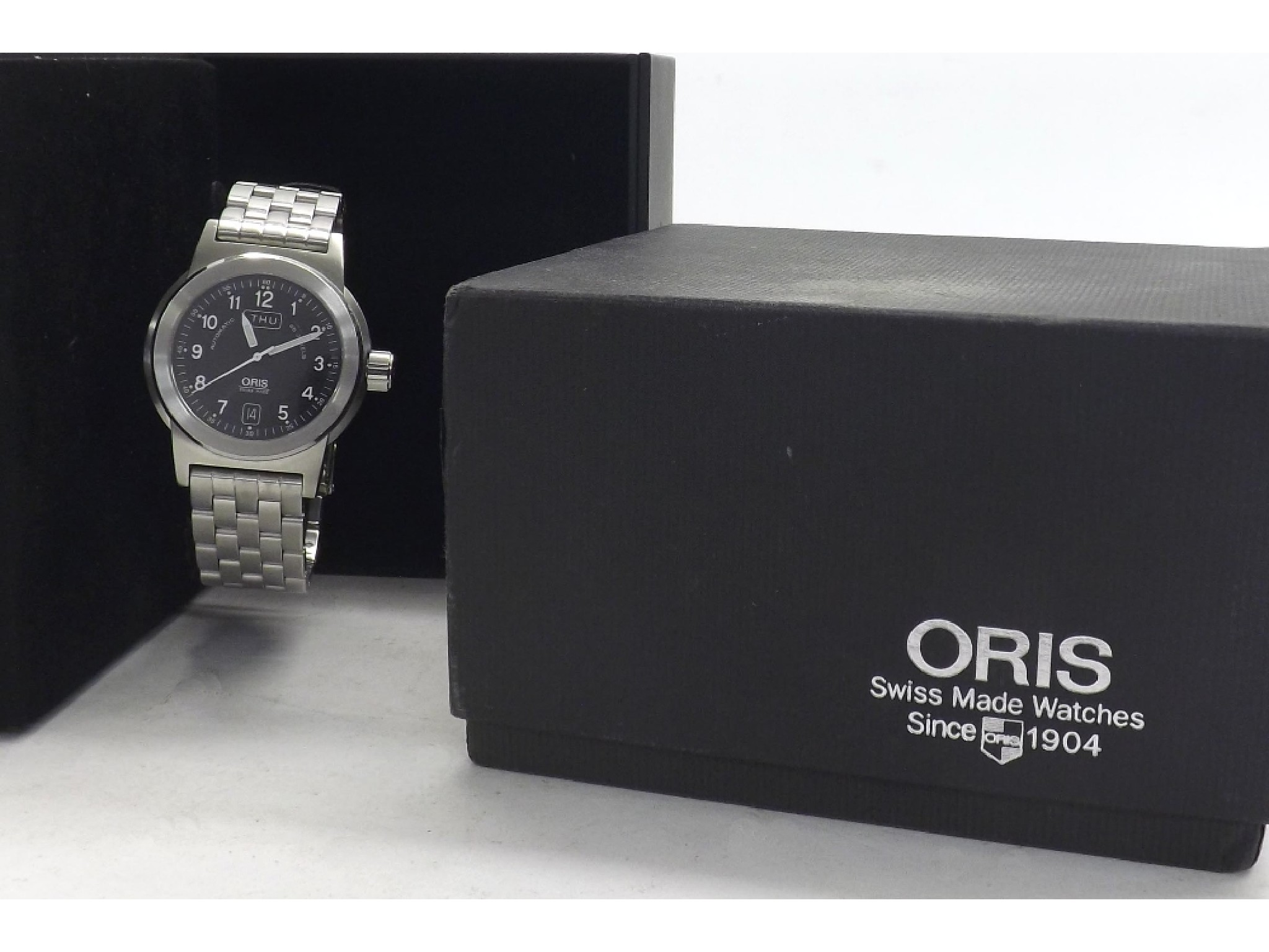 Appraisal: Oris Big Crown Day-Date automatic stainless steel gentleman's bracelet watch