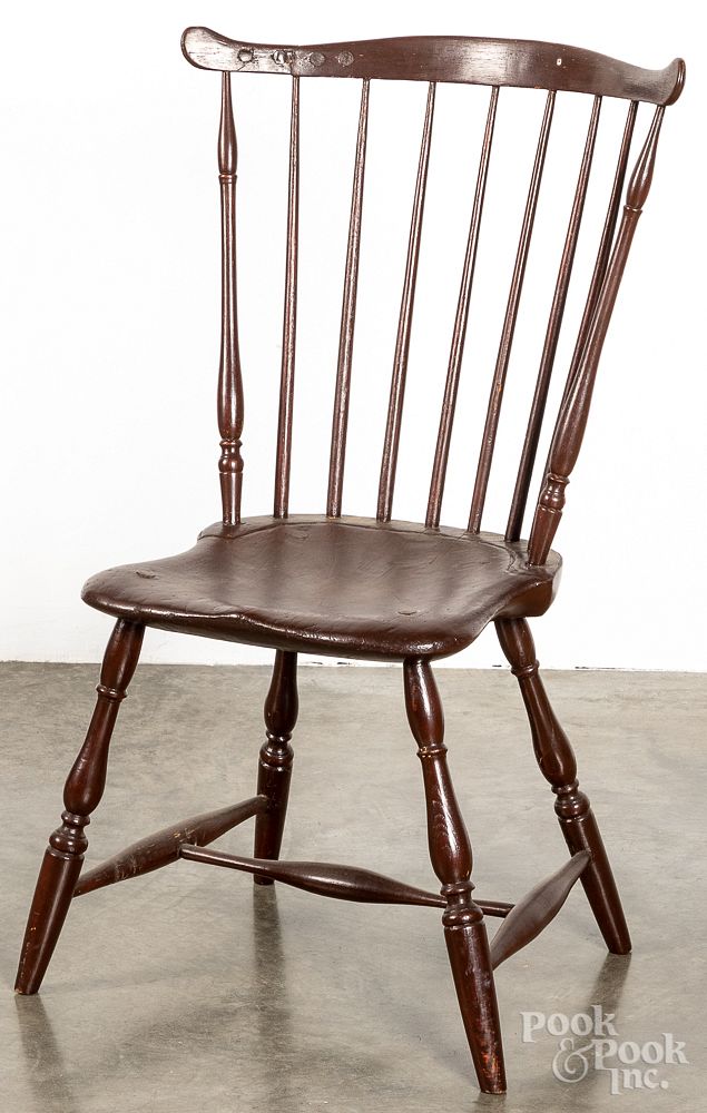 Appraisal: Fanback Windsor chair ca Fanback Windsor chair ca Condition Repaired