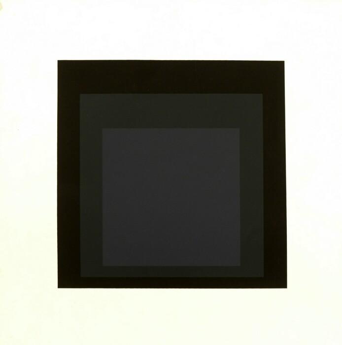 Appraisal: After Josef Albers Homage to the Square Screenprint unsigned unframed