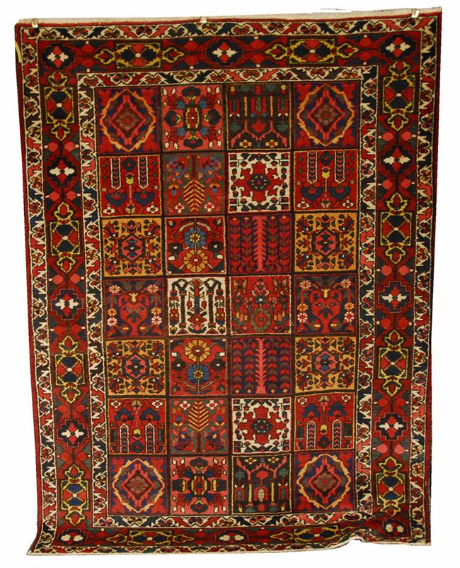 Appraisal: BAKTIARI RUG Persia circa feet inches x feet