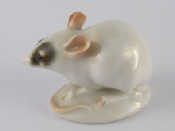 Appraisal: A Rosenthal ceramic figure of a white mouse impressed W