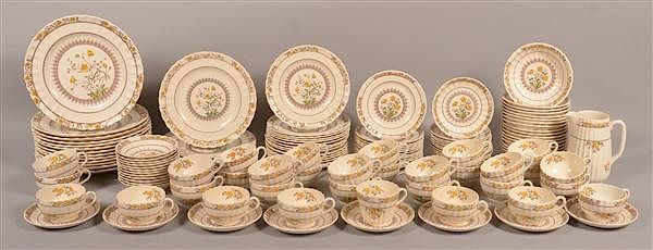 Appraisal: Spode Buttercup Pc China Dinner Service Spode England Buttercup Pattern