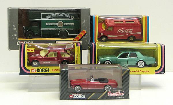 Appraisal: Boxed Corgi Vehicles Includes Rescue Truck a Caprice other boxed