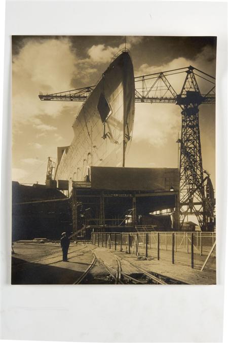 Appraisal: Queen Mary John Brown Co Shipyard Glasgow Archive of c