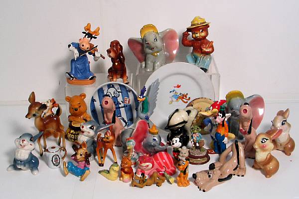 Appraisal: Comical ceramics An accumulation of comic character bisque and ceramic