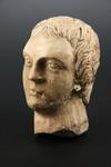 Appraisal: CARVED MARBLE HEAD - Late Roman Era Head from Syria