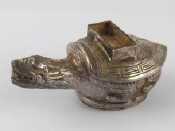 Appraisal: A Chinese silver turtle shaped spice dispenser Chinese maker's marks