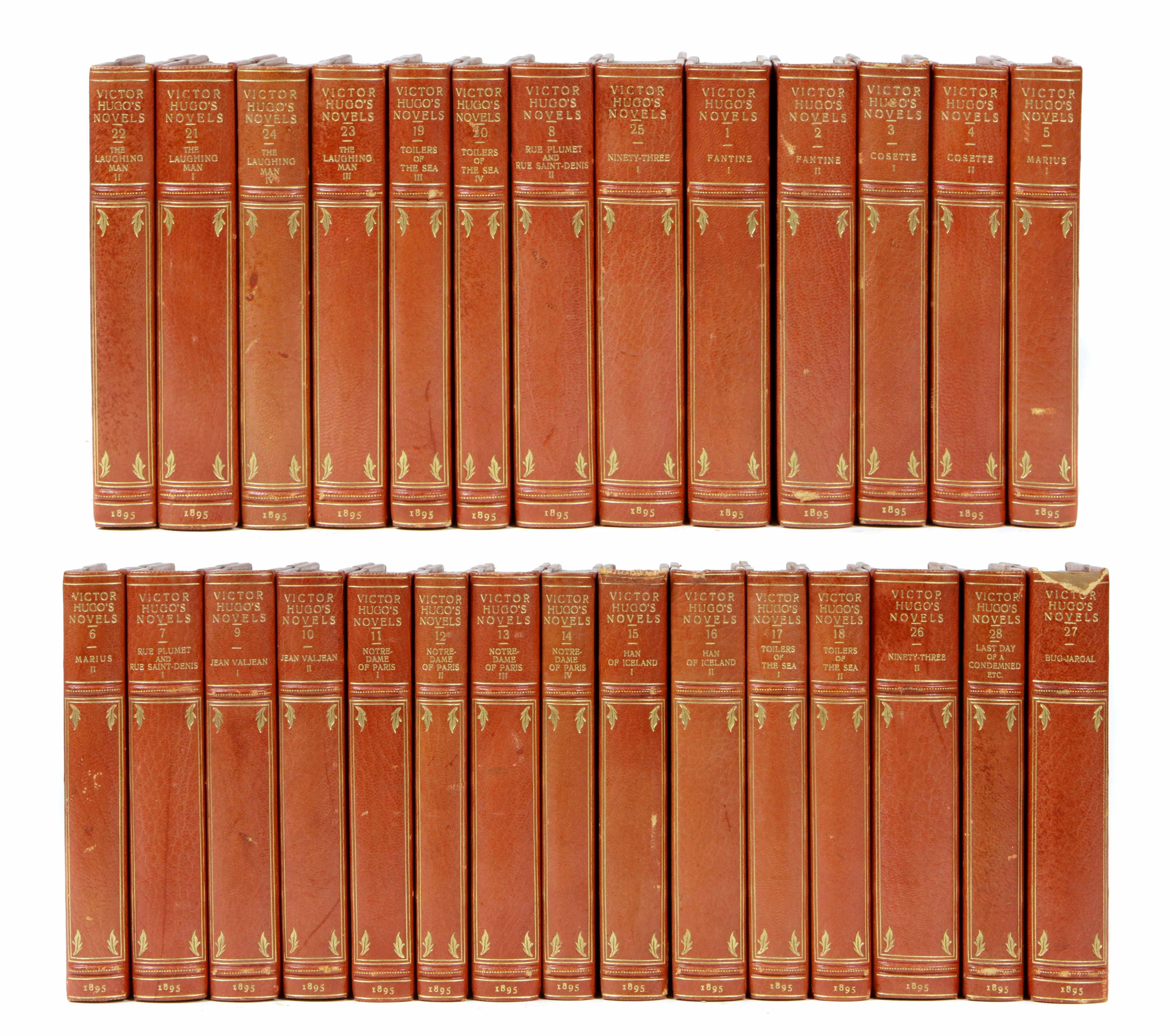 Appraisal: HUGO VICTOR The Novels Complete and Unabridged London H S