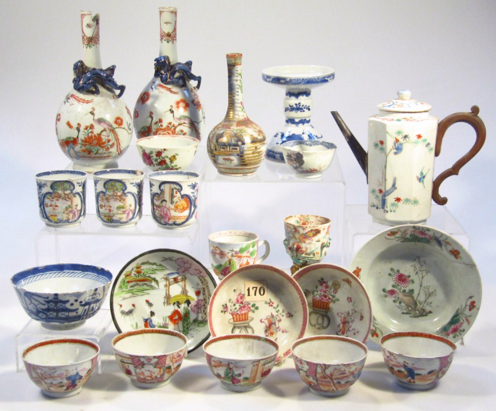 Appraisal: Various oriental ceramics to include a quantity of early thC