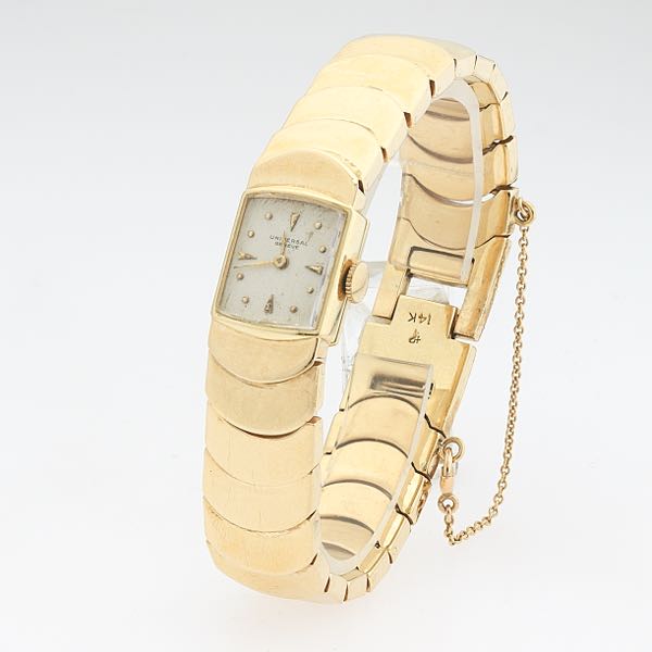 Appraisal: UNIVERSAL GEN VE MANUAL WIND 'S K LADIES' WATCH mm