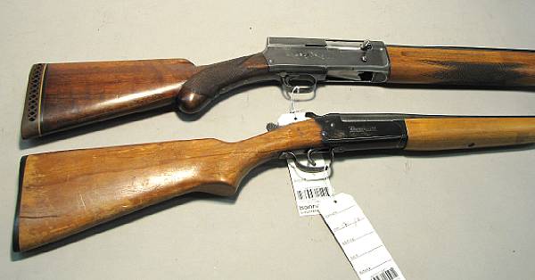 Appraisal: A lot of two shotguns Comprising Browning Light serial no