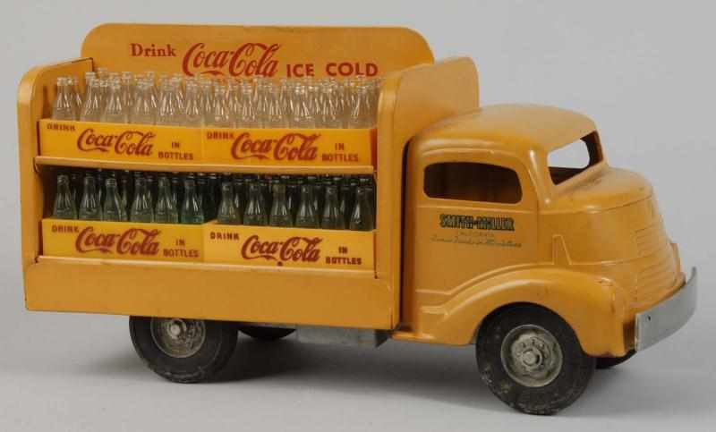 Appraisal: Yellow Coca-Cola Smith-Miller Toy Truck Description Very clean and bright