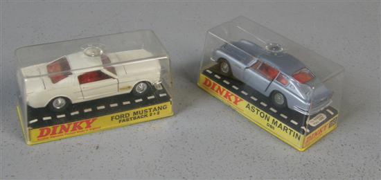 Appraisal: Dinky Aston Martin DB No boxed and Dinky Ford Mustang