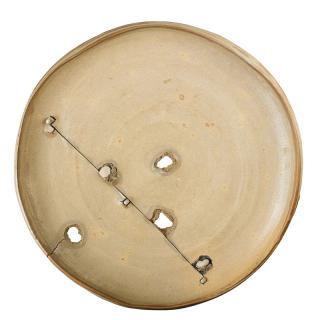 Appraisal: PETER VOULKOS Large charger PETER VOULKOS - Large wall-hanging charger