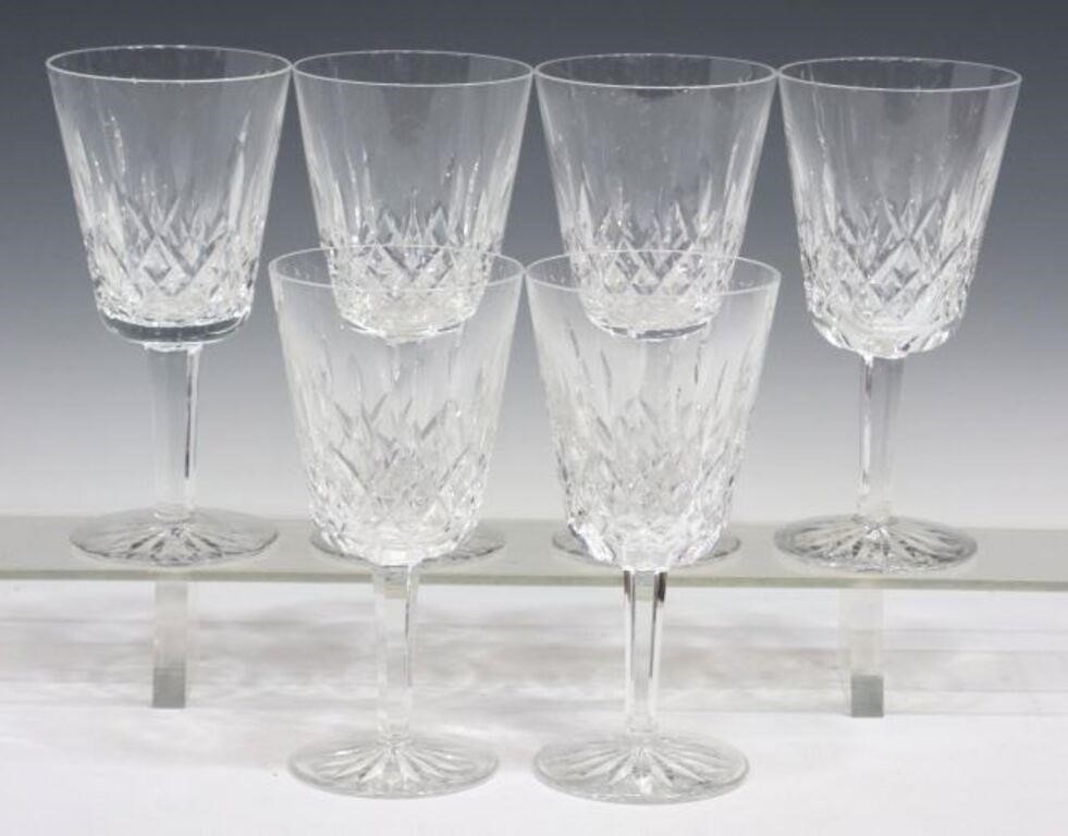 Appraisal: lot of Waterford cut crystal water goblets in the Lismore