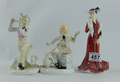 Appraisal: Francesca art china figures Louisa Goose Bay and Sundays Child