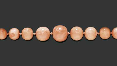 Appraisal: CORAL SAUTOIR Endless sautoir consisting of numerous light-pink coral beads