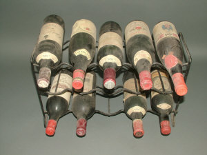 Appraisal: Mixed French and German wines nine single bottles comprising -