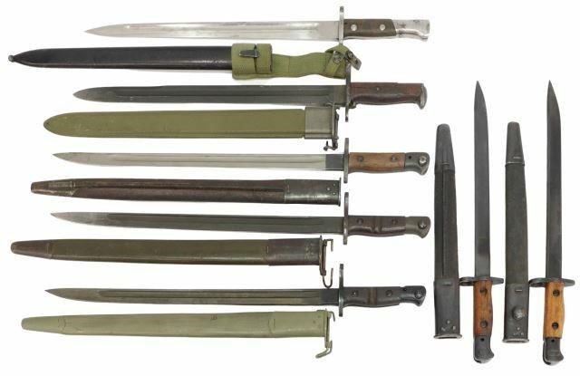 Appraisal: lot of Bayonets U S Remington bayonets two dated with