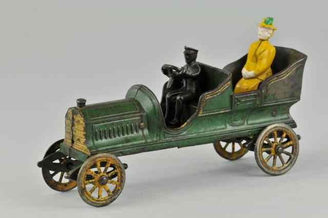 Appraisal: JONES BIXLER AUTO Early 's cast iron painted in green