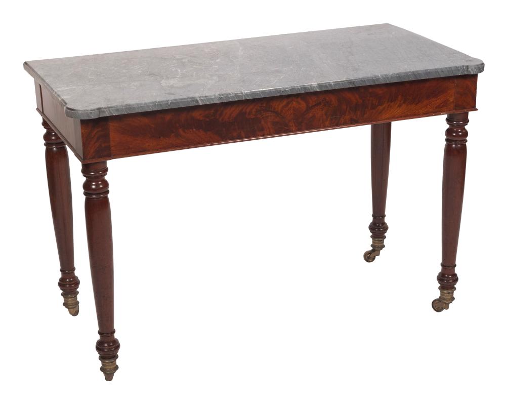 Appraisal: CONSOLE TABLE BOSTON FIRST QUARTER OF THE TH CENTURY HEIGHT