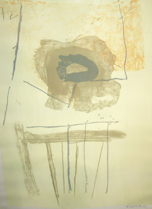 Appraisal: Robert Motherwell American - - Chair screenprint in colours signed