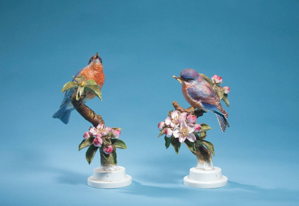 Appraisal: DOROTHY DOUGHTY PAIR OF ROYAL WORCESTER PORCELAIN FIGURES OF quot